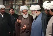دیدار طلاب و مدیران مؤسسه با آیت الله رشاد