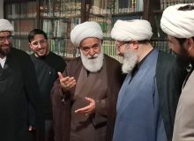 دیدار طلاب و مدیران مؤسسه با آیت الله رشاد